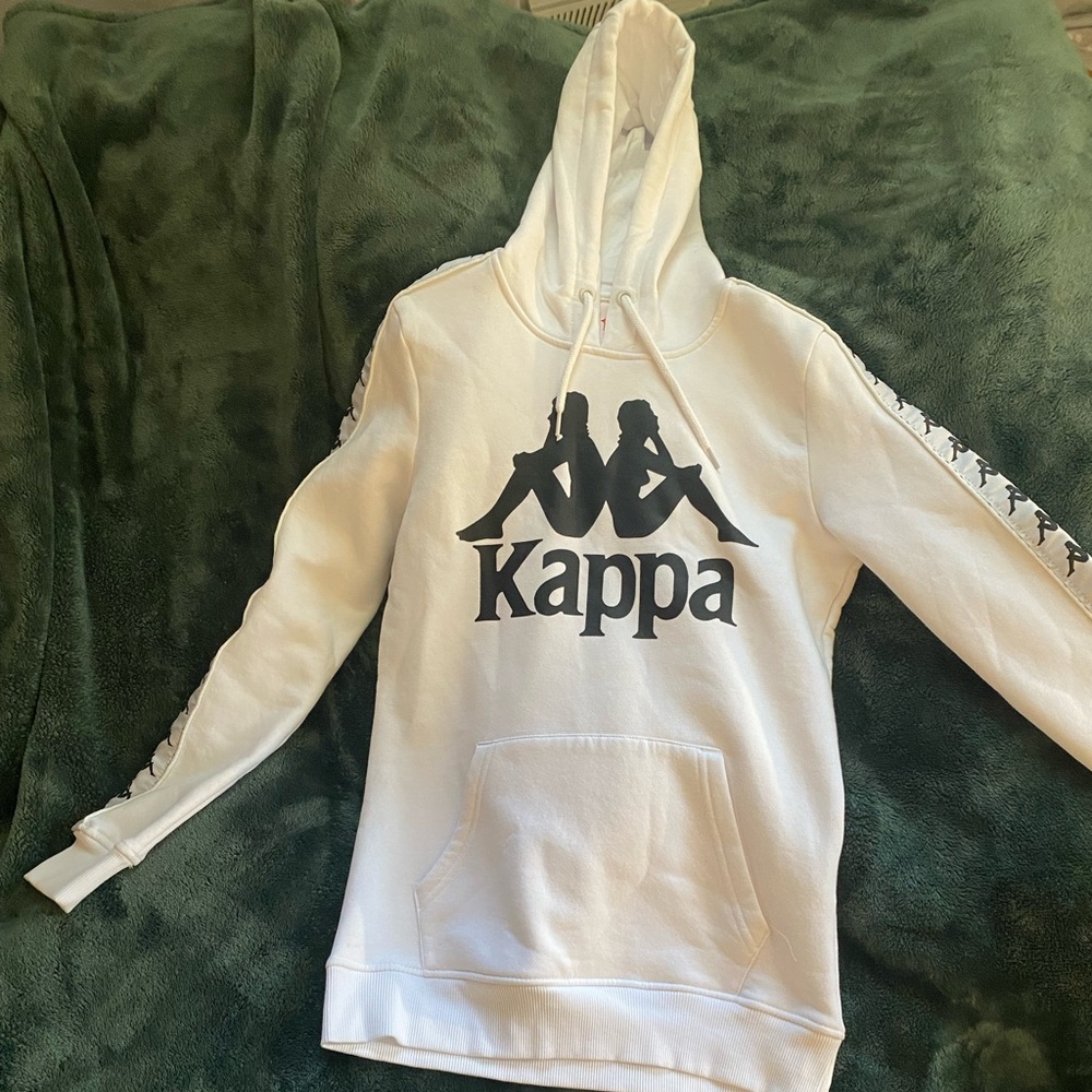 Brand new white kappa hoodie